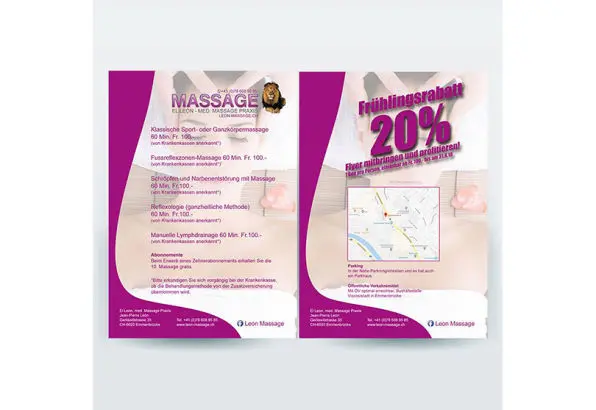 Flyer Leon Massage