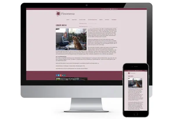 Webpräsenz Finomena